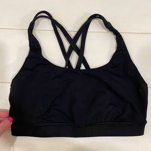 Lululemon energy bra 6 black